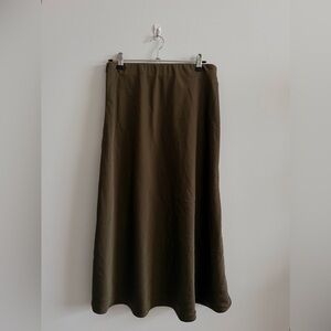 Reitmans Olive Midi Skirt